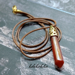 kalung-red-agate-stone